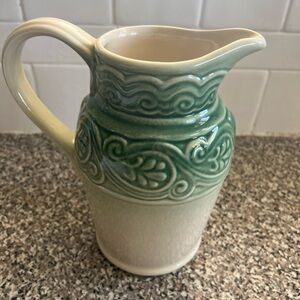 Light Ivy American Craft Original Longaberger Pitcher